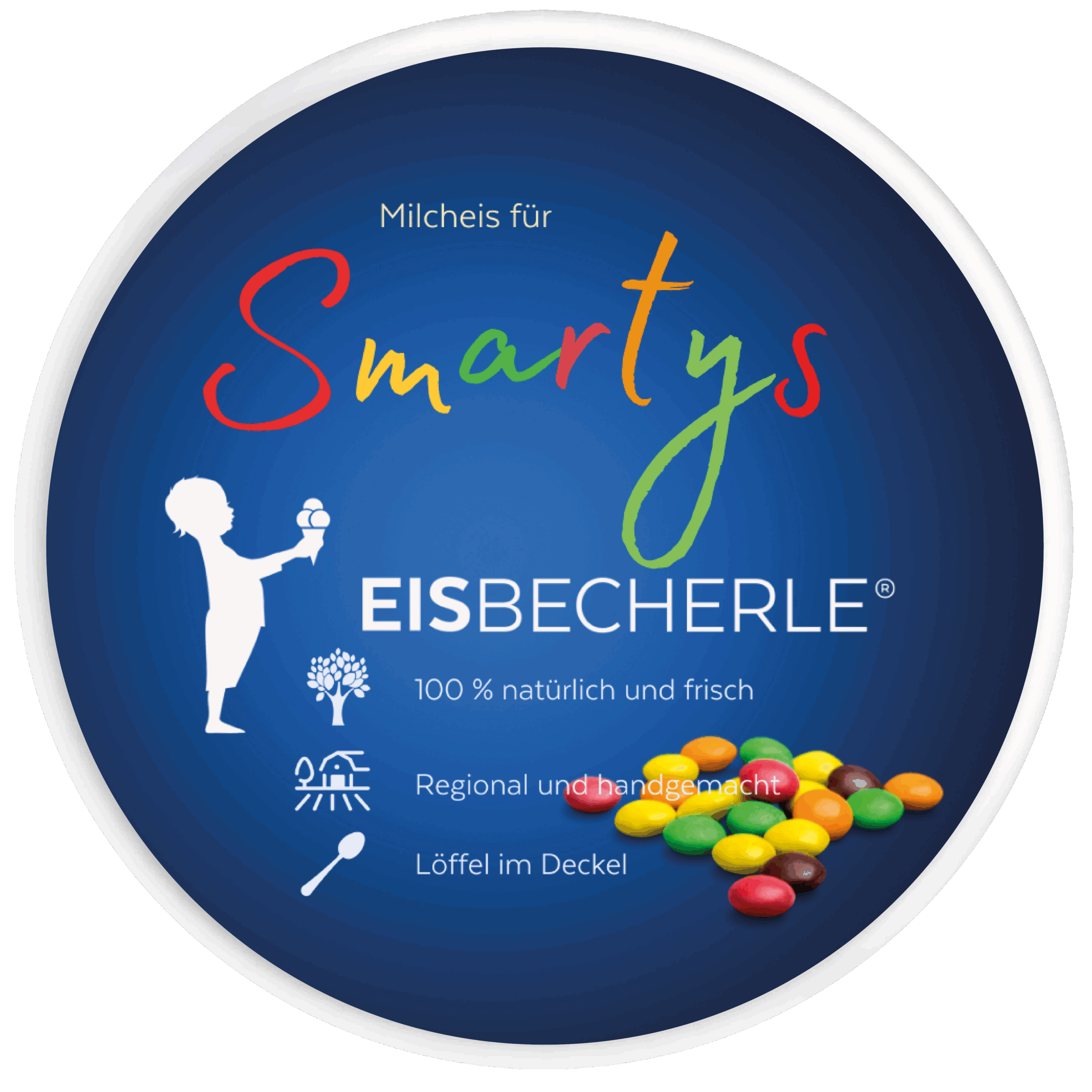 Milcheis für Smartys
